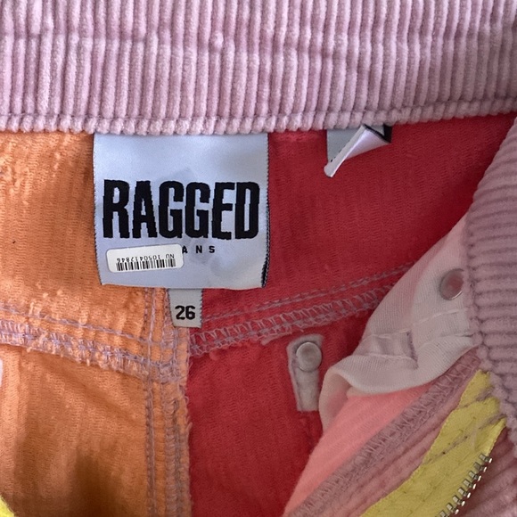 Ragged Priest Size Colorful Patchwork Women's Jeans 26 - Picture 4 of 5